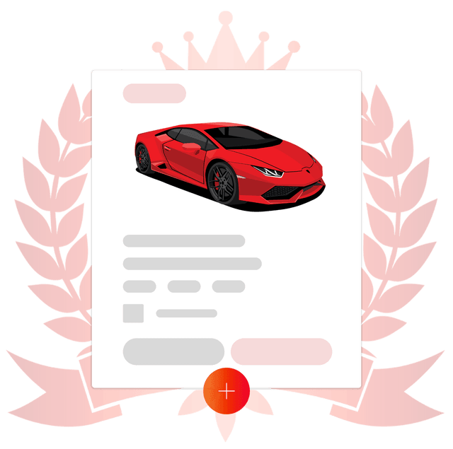 Sell your car - car listing preview